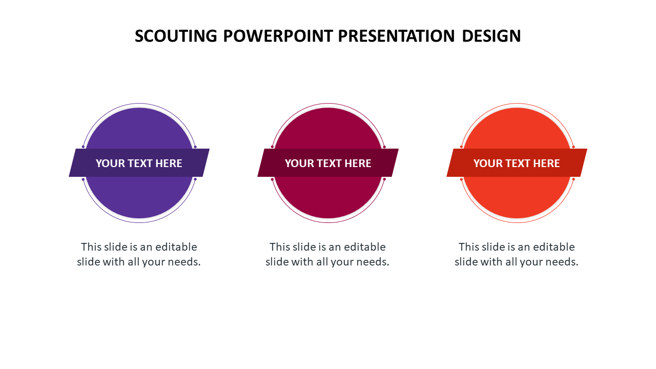 Scouting PowerPoint presentation design
